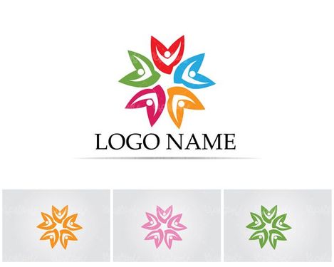 وکتور لوگو گل