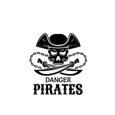 وکتور لوگو دزد دریایی