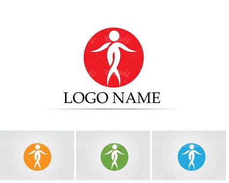 وکتور لوگو آدم