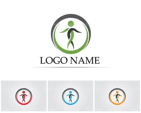 وکتور لوگو آدم