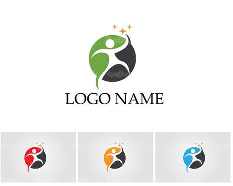 وکتور لوگو آدمک