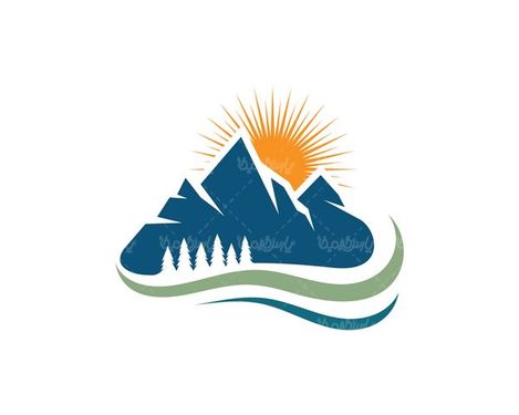 وکتور لوگو کوه