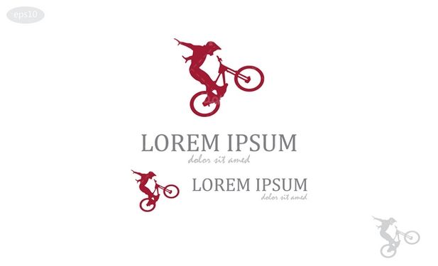 وکتور لوگو دوچرخه