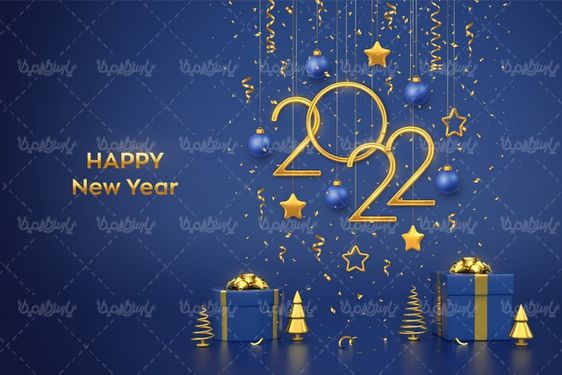 وکتور طرح سال نو میلادی