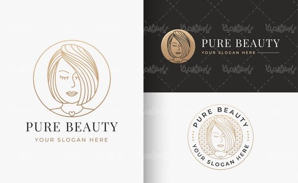 وکتور لوگو سالن زیبایی