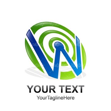 وکتور لوگو حروف لاتین