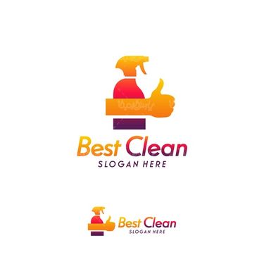 وکتور لوگو خدمات نظافتی