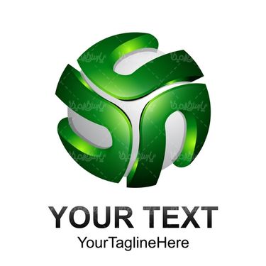 وکتور لوگو سه بعدی