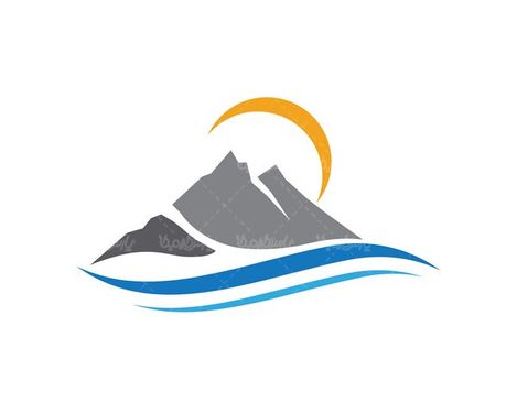 وکتور نشان کوه