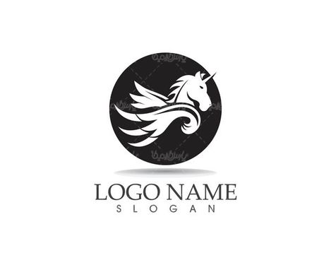 وکتور لوگو اسب