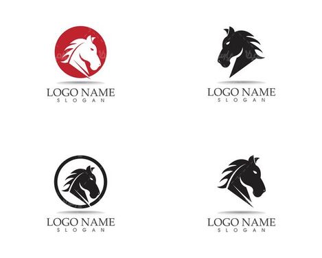 وکتور لوگو اسب