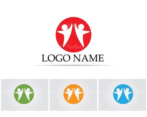 وکتور لوگو آدمک