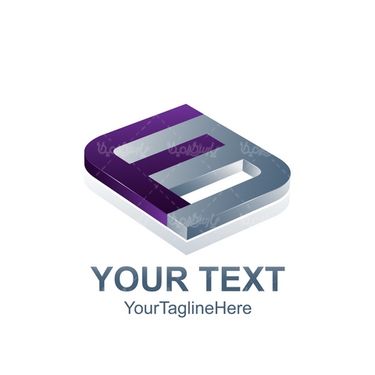 وکتور لوگو نشان سه بعدی