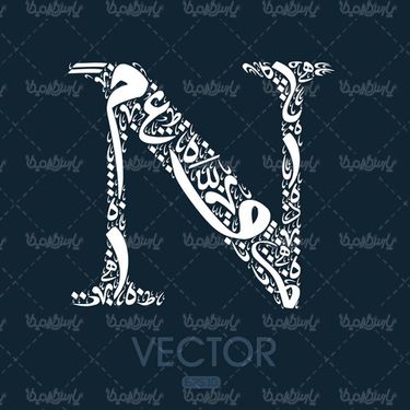 وکتور حروف لاتین