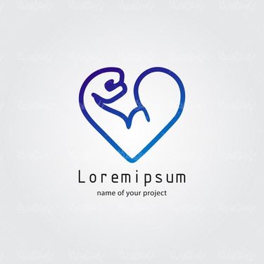 وکتور لوگو بدن سازی