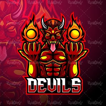 وکتور لوگو شیطان