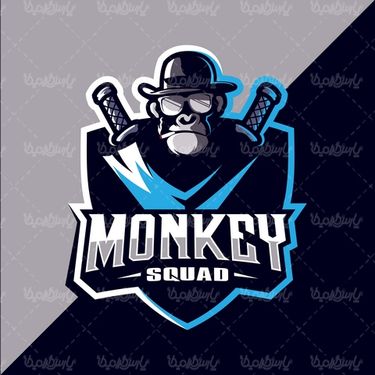وکتور لوگو میمون