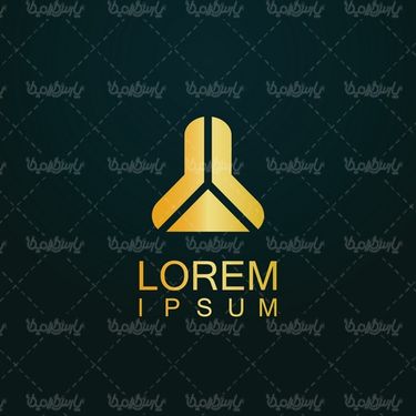 Golden logo vector