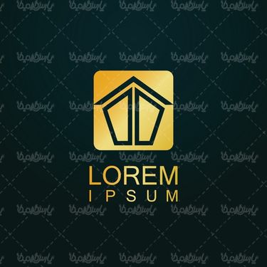 Golden logo vector