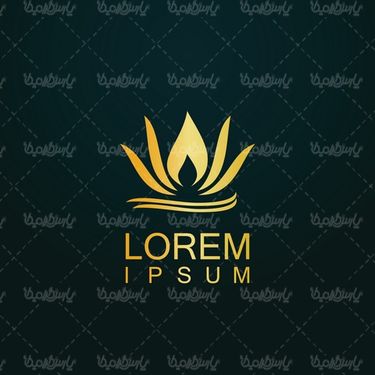 Golden logo vector