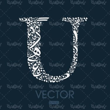 Vector Latin letters