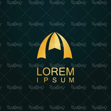 Golden logo vector
