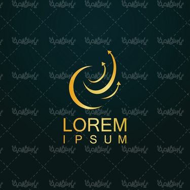 Golden logo vector