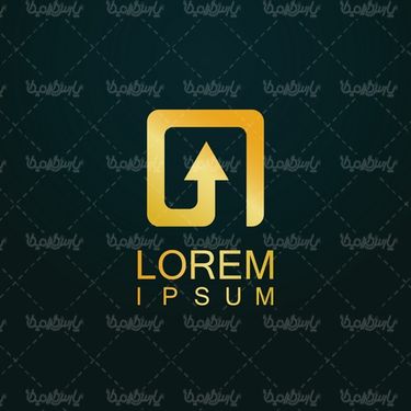 Golden logo vector