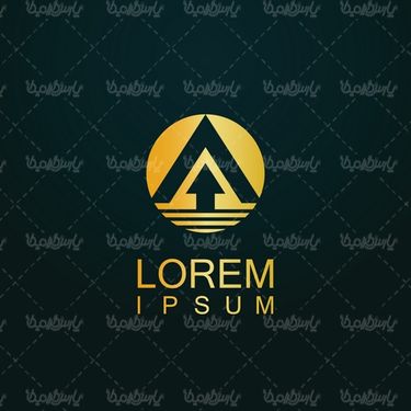 Golden logo vector