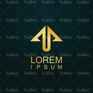 Golden logo vector