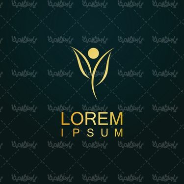 Golden logo vector