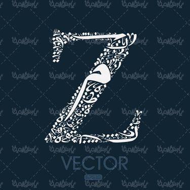 Vector Latin letters
