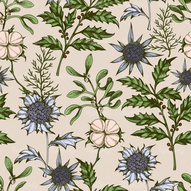 وکتور پترن گل