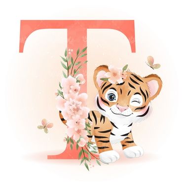 وکتور ببر کارتونی