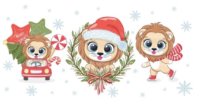 وکتور شیر جنگل