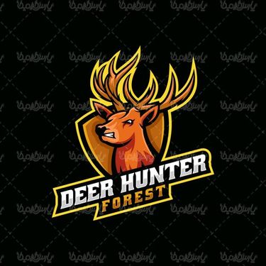 وکتور لوگو گوزن