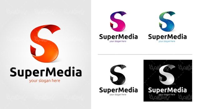 وکتور لوگو حروف لاتین