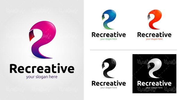 وکتور لوگو حروف لاتین