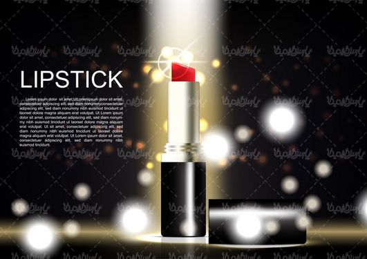 Cosmetics packaging vector