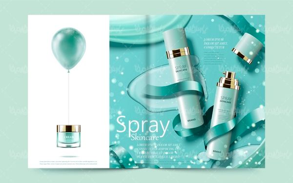 وکتور موکاپ لوازم آرایش