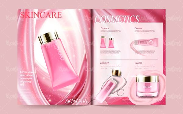 وکتور موکاپ لوازم آرایش