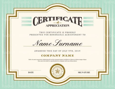 Certificate vector