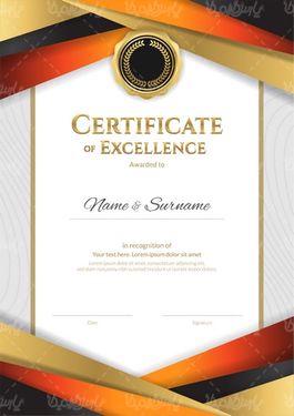 وکتور طرح گرافیکی گواهینامه