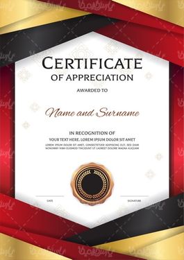 وکتور طرح گرافیکی گواهینامه