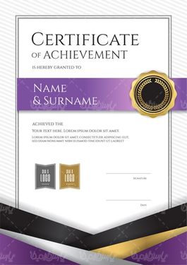 وکتور طرح گرافیکی گواهینامه