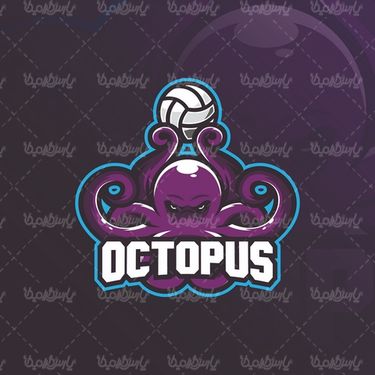 وکتور لوگو هشت پا