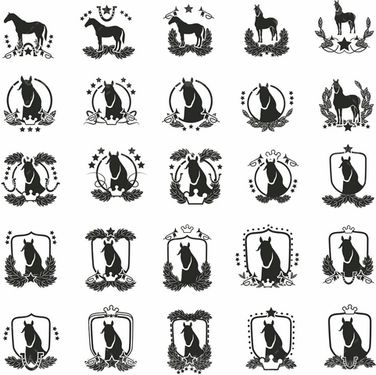 وکتور لوگو اسب