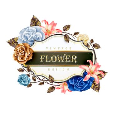 وکتور فریم گل