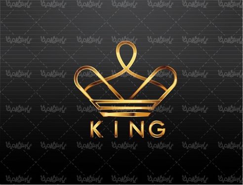 وکتور لوگو پادشاه