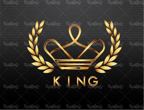 وکتور لوگو پادشاه